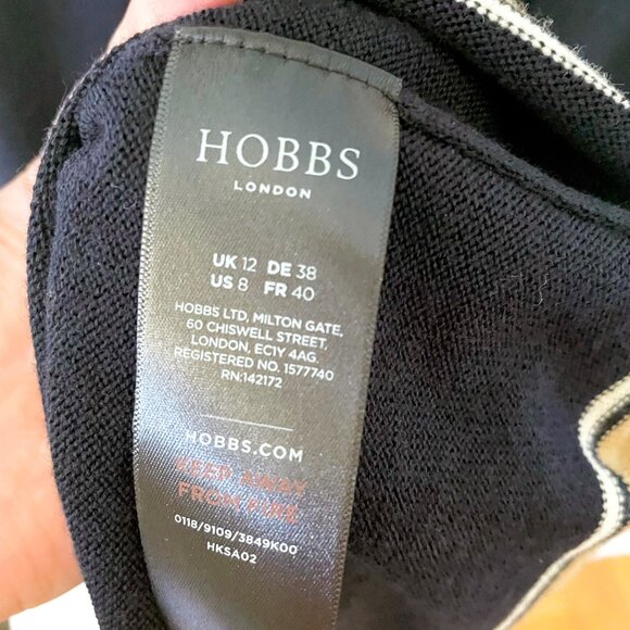 Hobbs Wool Knit Shift Dress, Size 8 - Picture 4 of 6